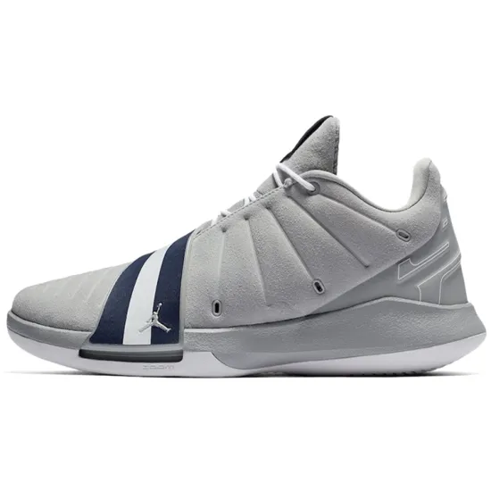 Jordan CP3 11 Basketball Shoes Men Mid-top Gray/Blue/White