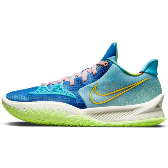 Nike Kyrie Low 4 Basketball Shoes Men Low-top Lake Water Blue/white/green