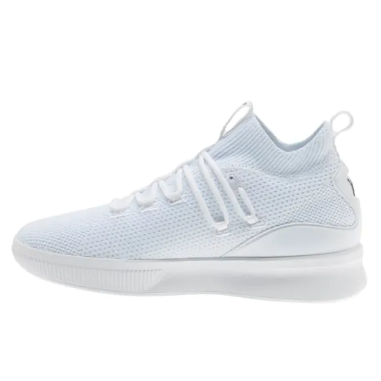 PUMA Clyde Court Basketball Shoes Unisex Mid-top White