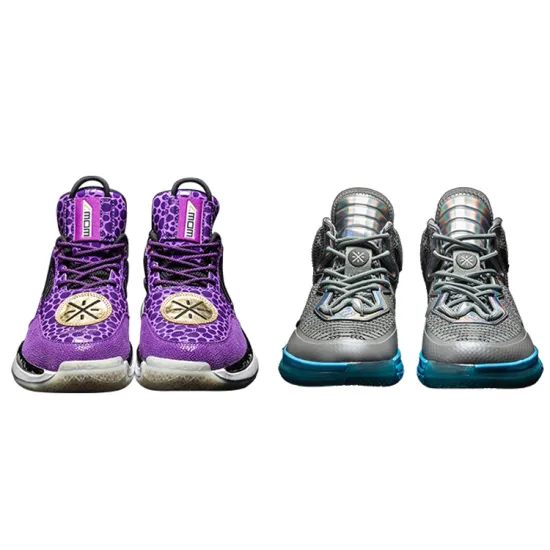 LINING Way Of Wade Basketball Shoes Men Low-Top Purple/Gray