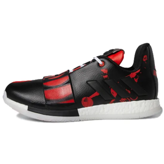 Adidas Harden Vol.3 Basketball Shoes Men Low-top Black/Red