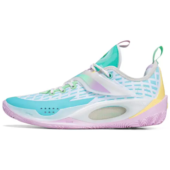 LINING Wade 808 2 Basketball Shoes Men Low-Top White Blue
