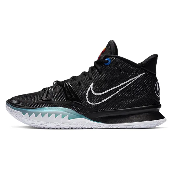 Nike Kyrie 7 Basketball Shoes Unisex Mid-top White/Black/Green