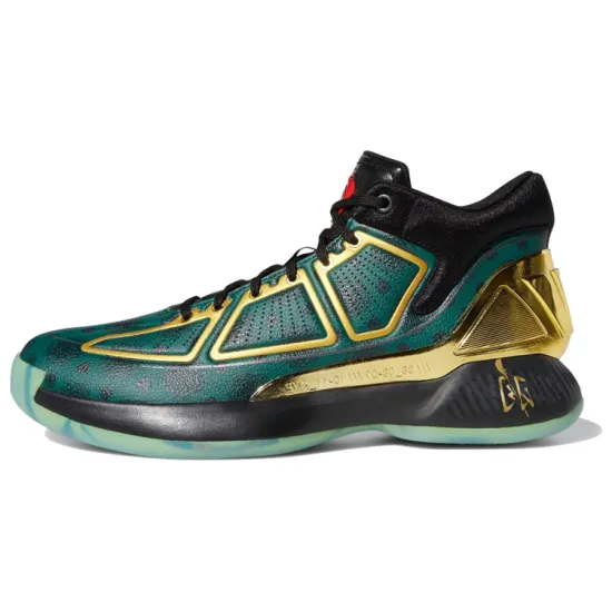 Adidas D Rose 10 Basketball Shoes Men Mid-top Green