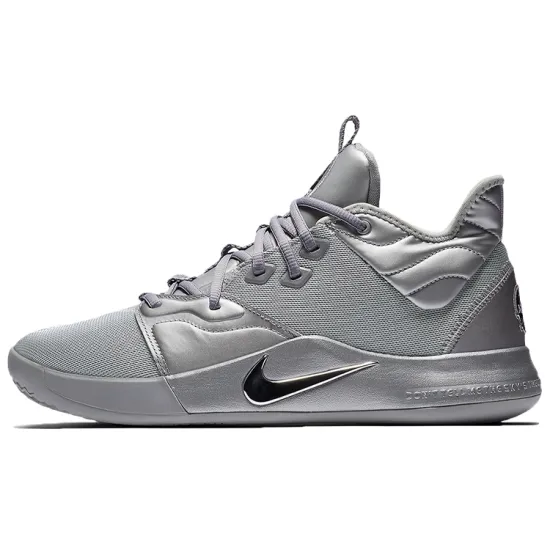 Nike PG 3 Basketball Shoes Men Low-top Silver