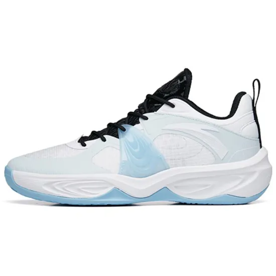 ANTA Wind Cave 3 Basketball Shoes Men Low-Top ANTA White/FANTAsy Blue/Black