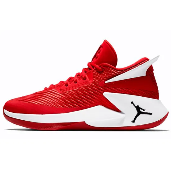 Jordan Basketball Shoes Men Mid-top Red
