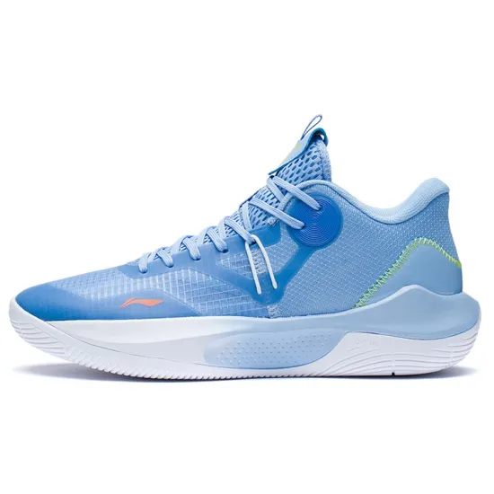 LINING SONIC Team LOW Basketball Shoes Men Low-Top Aurora Blue