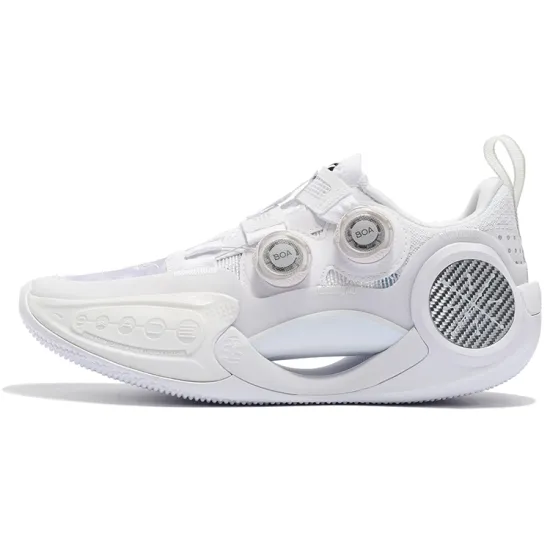 LINING WOW 9 Basketball Shoes Unisex Low-Top Standard White