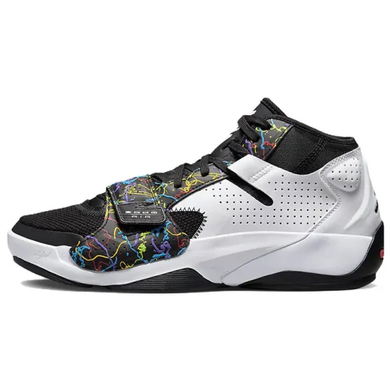 Jordan Zion 2 Basketball Shoes Men Low-top Black/white