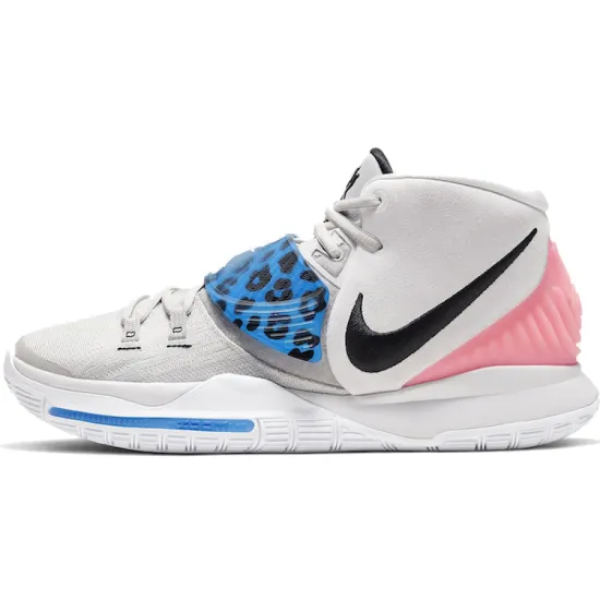 Nike Kyrie 6 Basketball Shoes Unisex Mid-top Pink Blue White