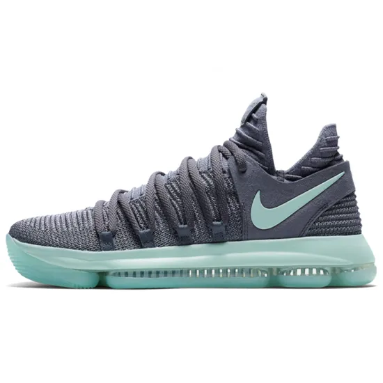 Nike KD 10 Basketball Shoes Men Low-top Mint Green/gray