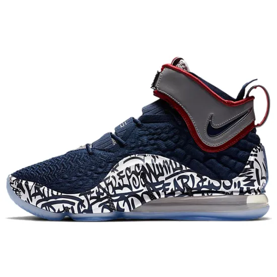 Nike LeBron 17 EP LeBron 4 Cold Blue Graffiti