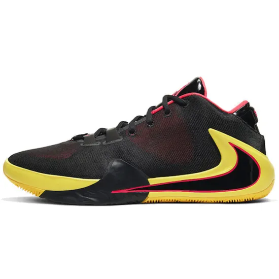 Nike Freak 1 Basketball Shoes Men Low-top Black/Yellow