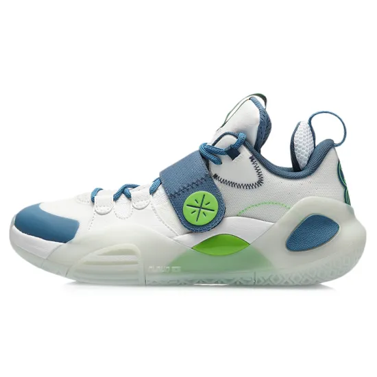 LINING All City 8 Basketball Shoes Men Low-Top Blue/White