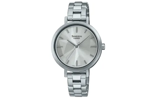 CASIO Men SHEEN Silver Watch SHE-4558D-7A