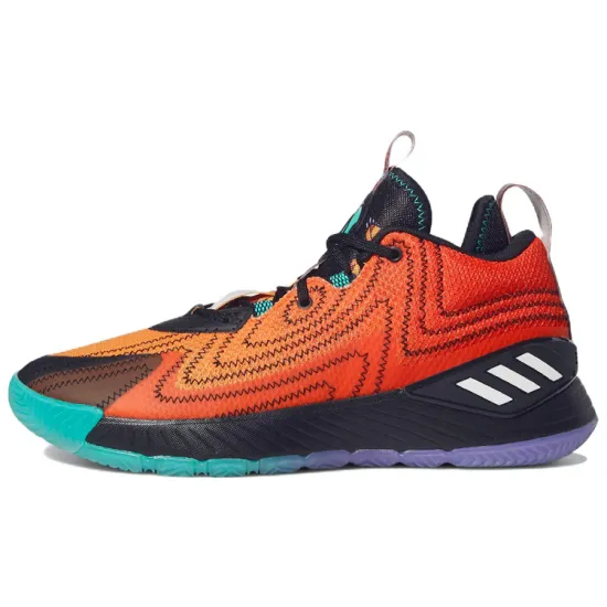 Adidas D Rose Son Of Chi 2.0 Basketball Shoes Men Low-top Red/Blue/Purple