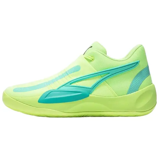PUMA Rise Basketball Shoes Men Mid-top Green