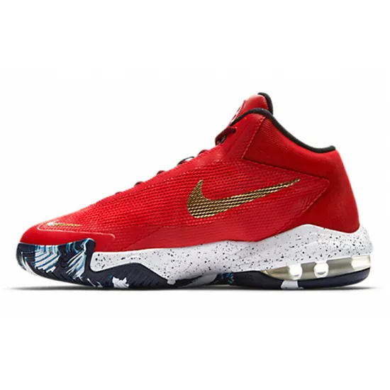 Nike Air Max Audacity Basketball Shoes Men Mid-top Red/Gold