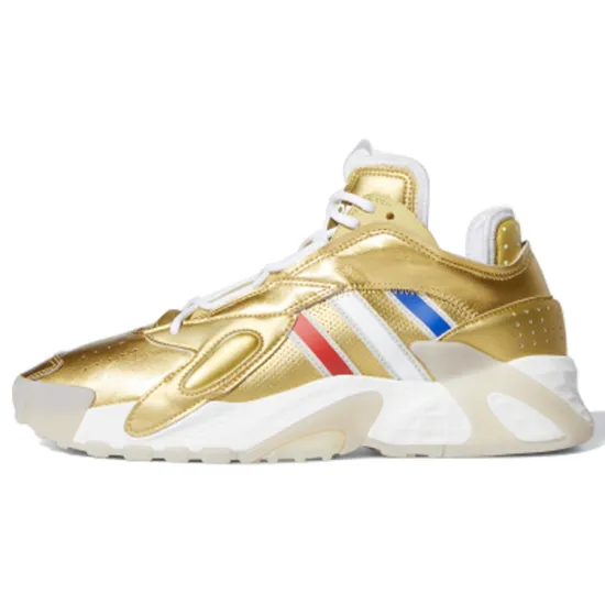 Adidas Originals Streetball Basketball Shoes Men Low-top Gold/Blue/Red