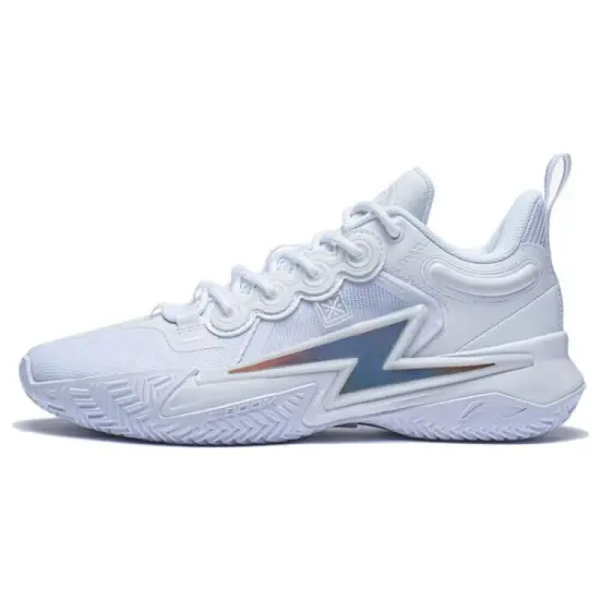 LINING Son Of Flash Basketball Shoes Men Low-Top White
