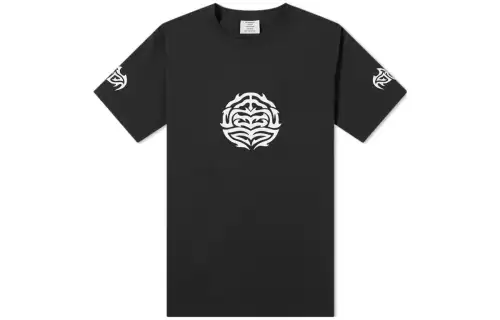 Vetements T Shirts Men's Black Crew Neck Moderate