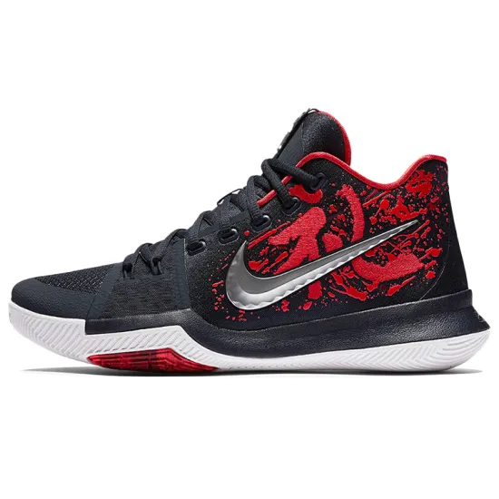 Nike Kyrie 3 Basketball Shoes Men Mid-top Black/Red