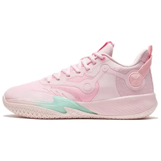 XTEP Lin Storm 2 Generation Basketball Shoes Men Low-Top Pink