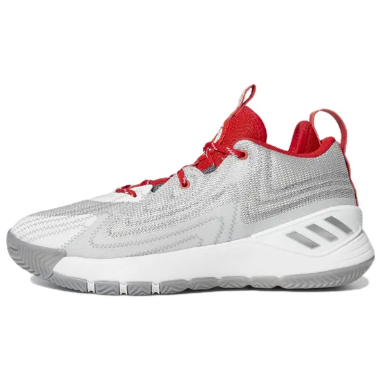 Adidas D Rose Son Of Chi 2.0 Basketball Shoes Unisex Mid-top Silver/Red