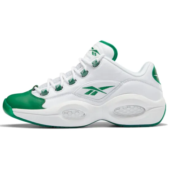 Reebok Question Low Green Toe