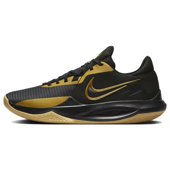 Nike Precision 6 Black Metallic Gold