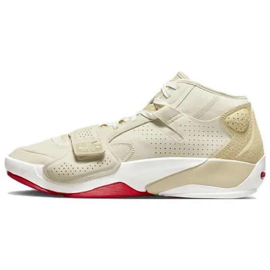 Jordan Zion 2 Basketball Shoes Men Mid-top Beige/White