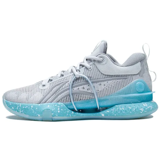 LINING Flash Strike 8 Summer Edition Basketball Shoes Men Low-Top Antarctic Gray/Ultimate Gray