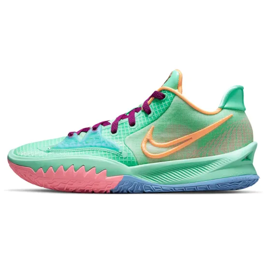 Nike Kyrie Low 4 Basketball Shoes Men Low-top Green/Orange/Pink/Blue