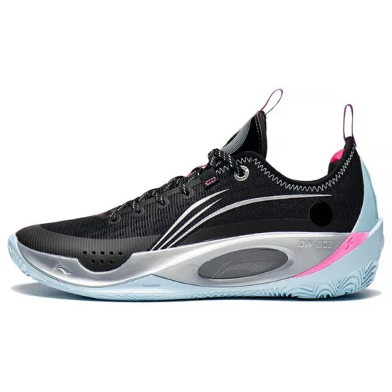 LINING Wade 808 2 Basketball Shoes Men Low-Top Black Pink