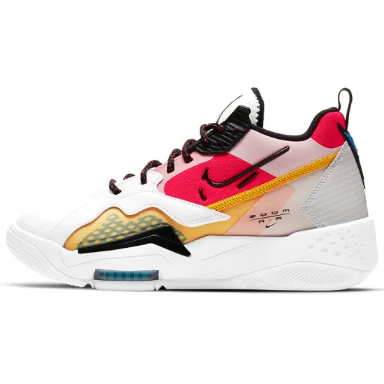 Jordan Zoom '92 White Siren Red University Gold Women's