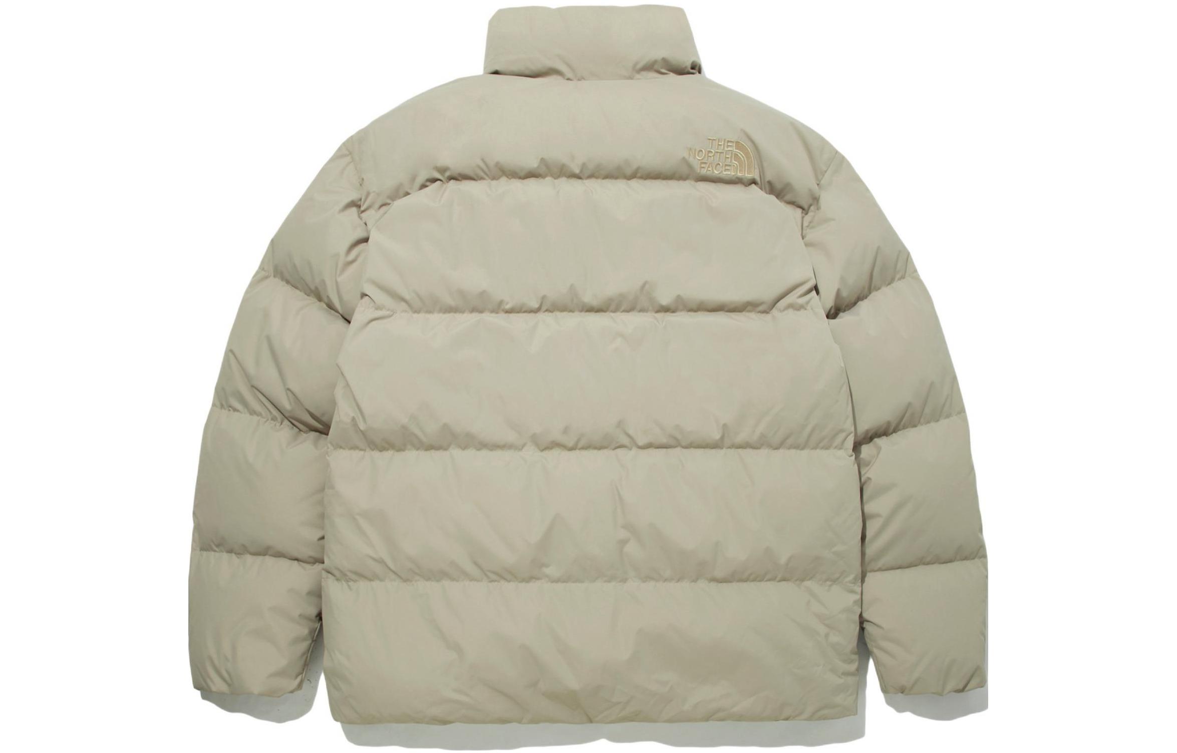 Куртка The North Face LOFTY Logo (бежевая) — фото 2