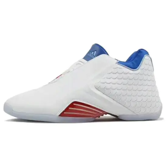 Adidas T Mac 3 Basketball Shoes Men Low-top White/Red/Blue