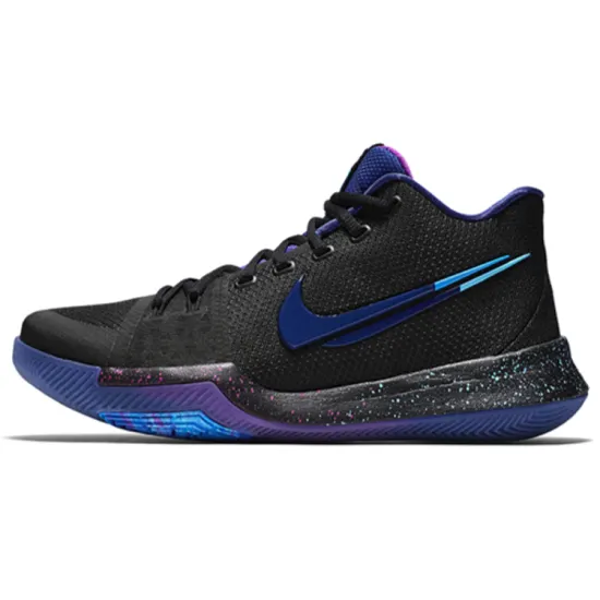 Nike Kyrie 3 Basketball Shoes Men Mid-top Dream Black/Blue/Purple