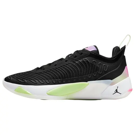 Jordan Luka 1 Basketball Shoes Men Low-top Black/yellow/pink