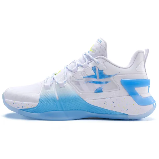 XTEP Jeremy Lin 2 Basketball Shoes Men Low Top White Blue