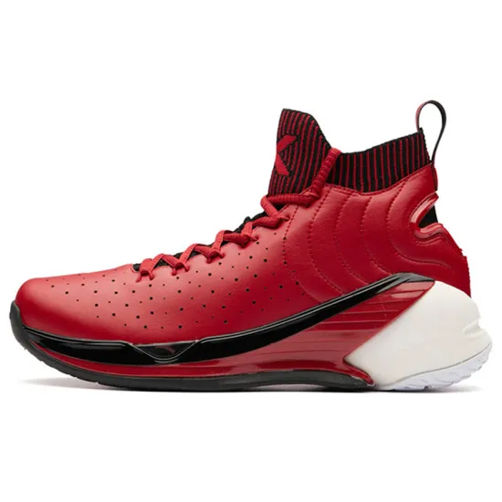 ANTA KT4 Basketball Shoes Men Mid-Top Red