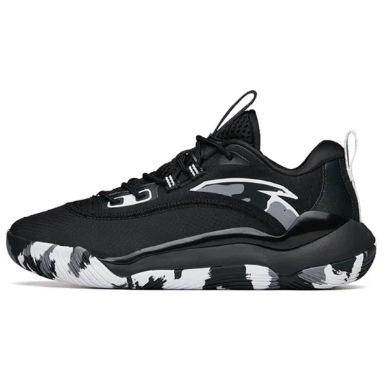 ANTA Basketball Collection Basketball Shoes Men Low-Top Black