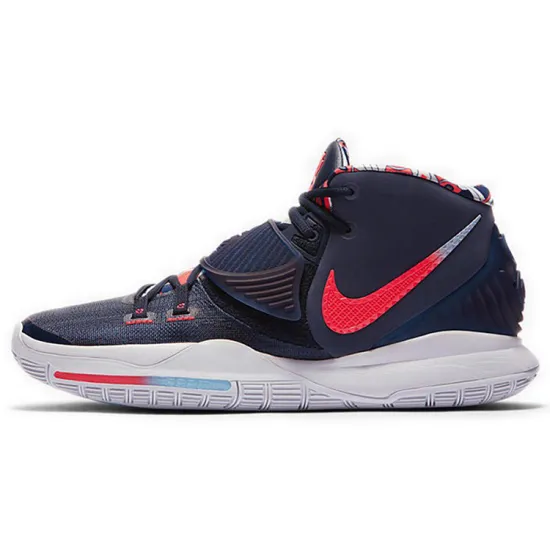 Nike Kyrie 6 Basketball Shoes Unisex Mid-top Midnight Blue
