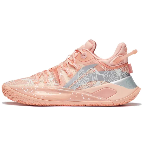 LINING CJ-2 Basketball Shoes Men Low-Top Pink