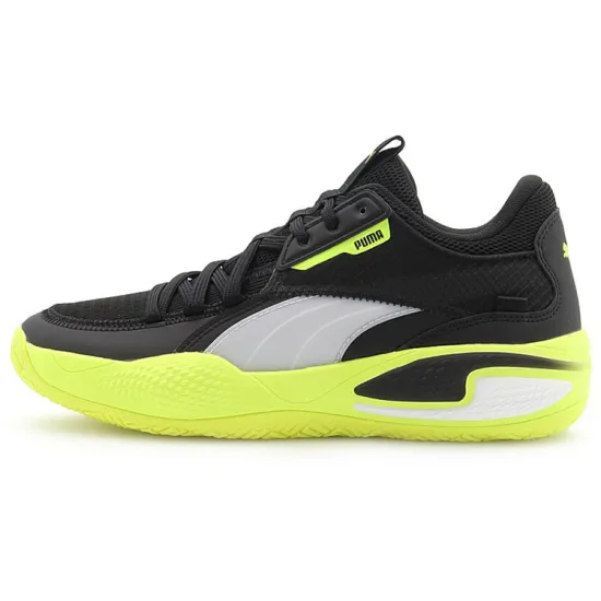 PUMA Court Rider Black Yellow Alert