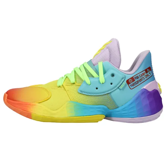 Adidas Harden Vol. 4 Basketball Shoes Men Mid-top Yellow/Blue