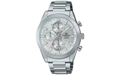 CASIO Men EDIFICE Silver Watch EFB-710D-7A