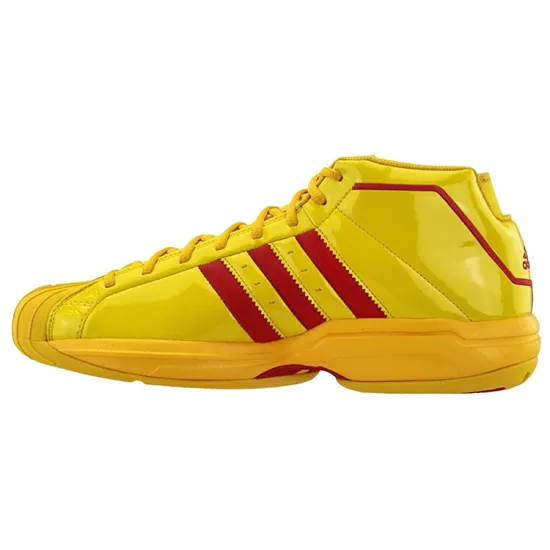 Adidas PRO Model 2G Basketball Shoes Unisex Mid-top Yellow/Red