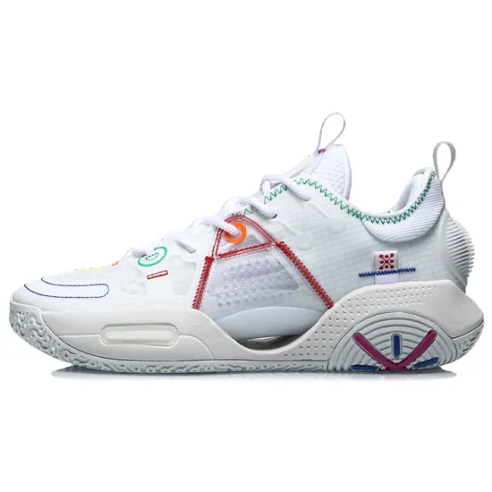 LINING All City 9 V1.5 Basketball Shoes Men Low-Top White
